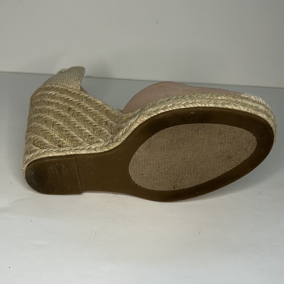 Shoedazzle Lauren Lace Up Espadrille Light Pink Women's Size 6.5 - Picture 5 of 9